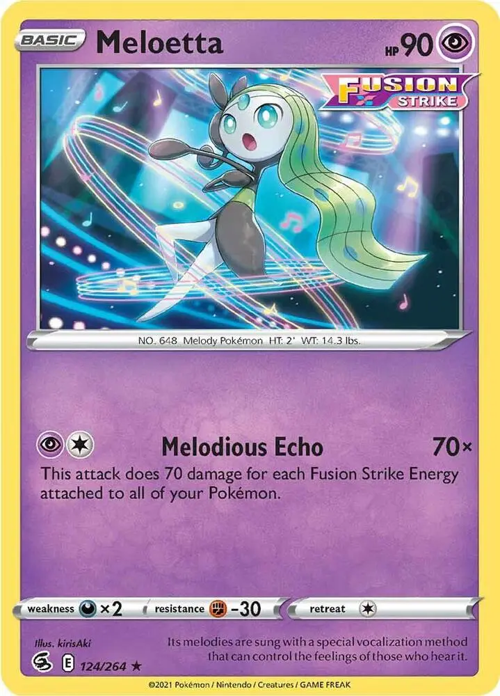 Meloetta, Fusion Strike 124/264