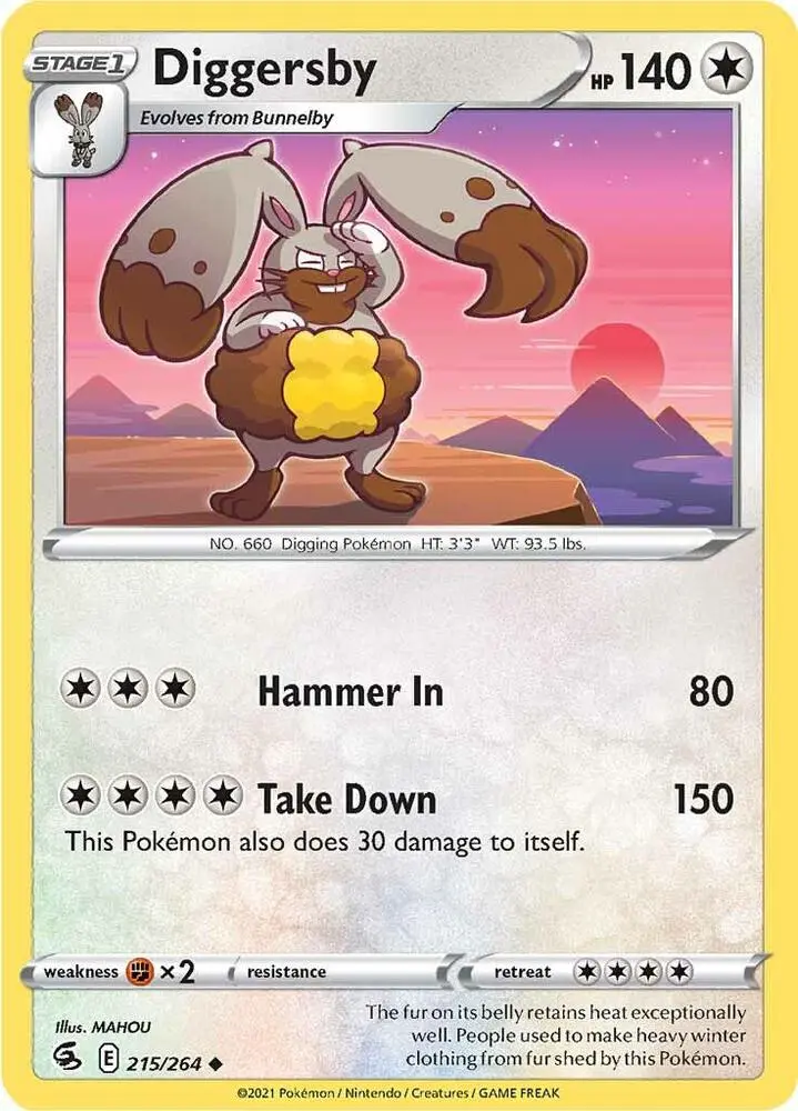 Diggersby, Fusion Strike 215/264