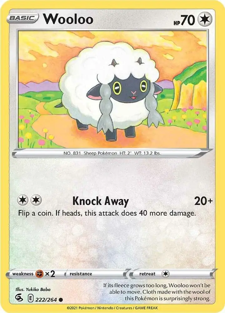 Wooloo, Fusion Strike 222/264