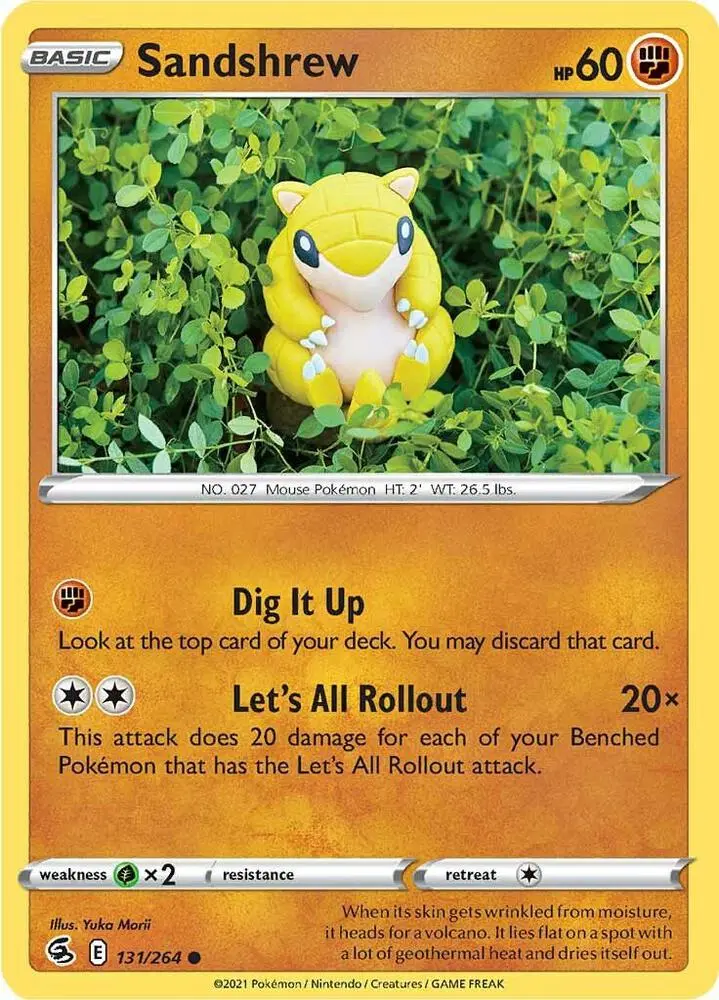 Sandshrew, Fusion Strike 131/264