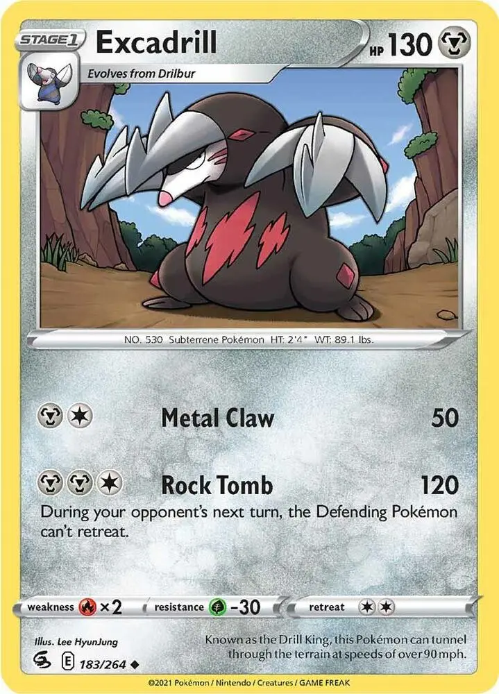 Excadrill, Fusion Strike 183/264