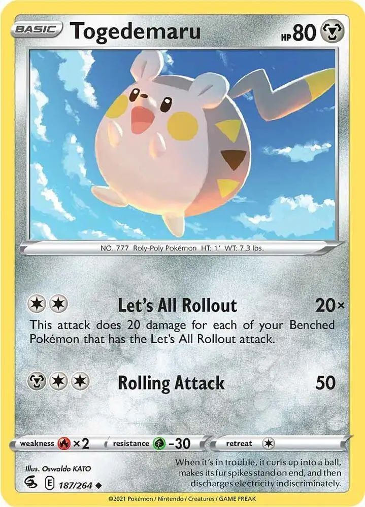 Togedemaru, Fusion Strike 187/264