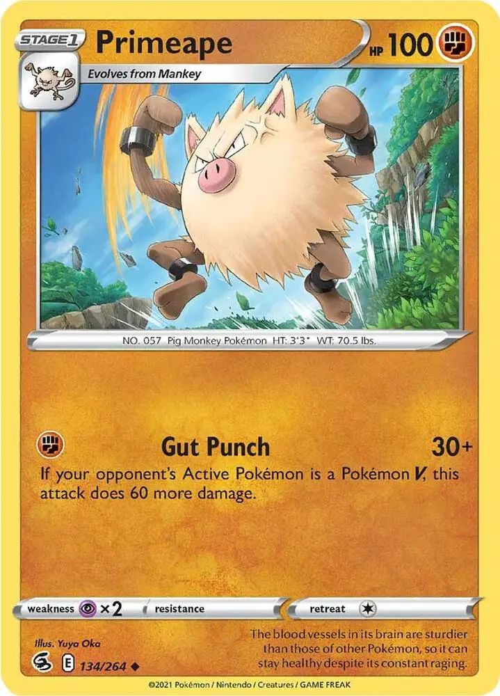 Primeape, Fusion Strike 134/264