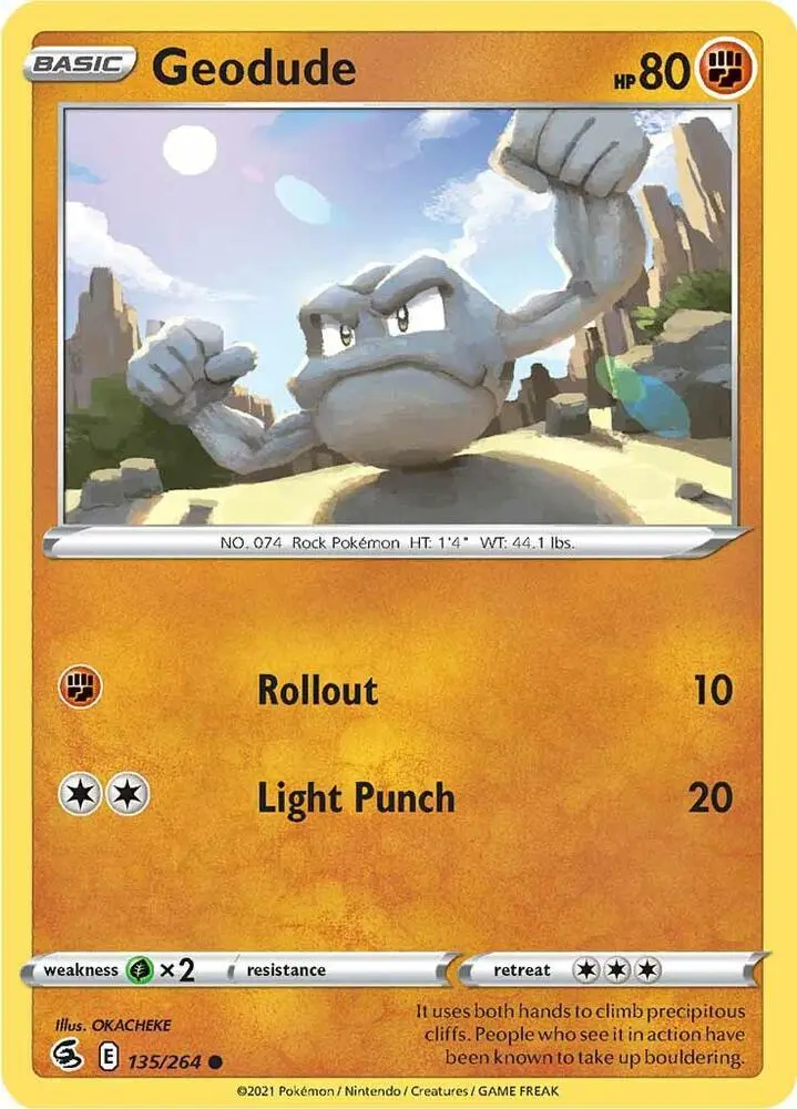 Geodude, Fusion Strike 135/264