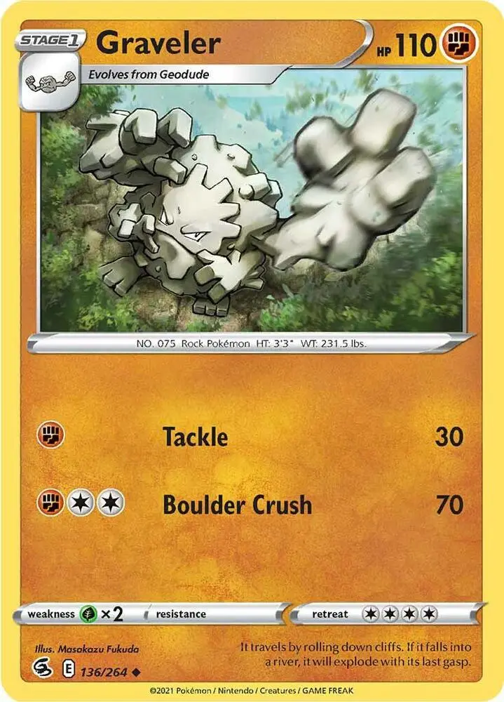 Graveler, Fusion Strike 136/264