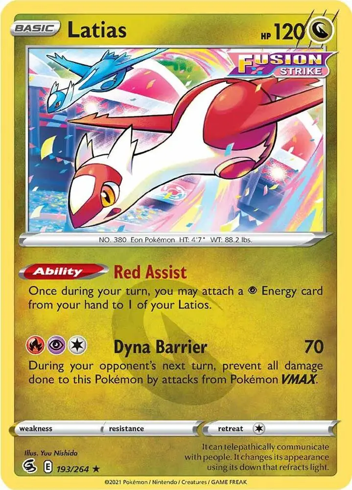 Latias, Fusion Strike 193/264