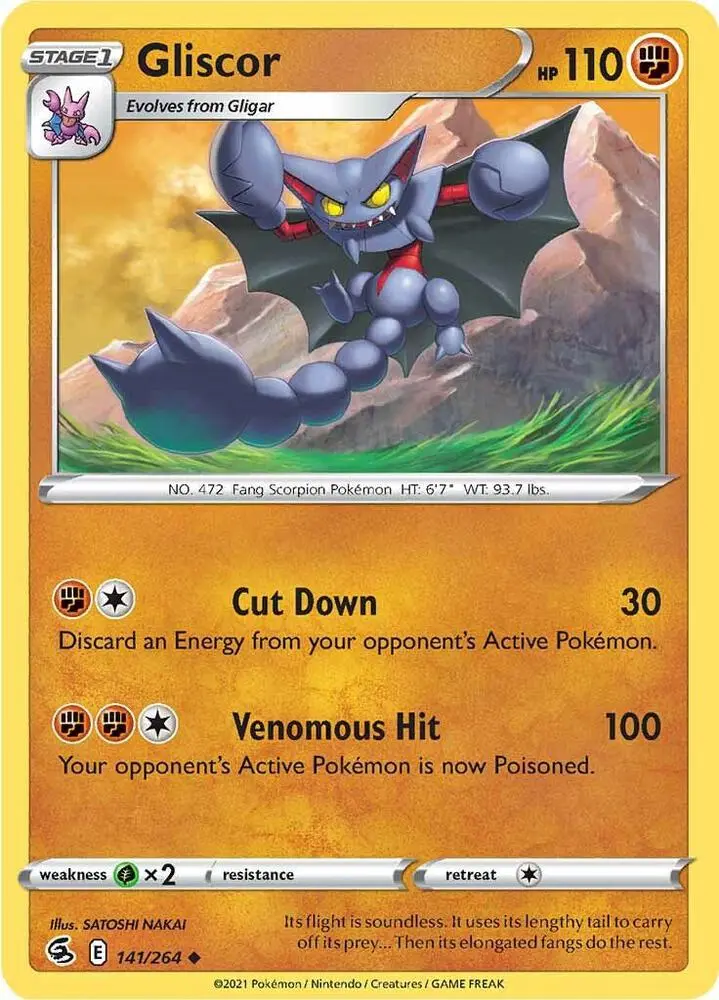 Gliscor, Fusion Strike 141/264