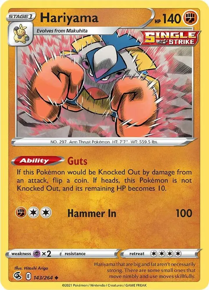 Hariyama, Fusion Strike 143/264