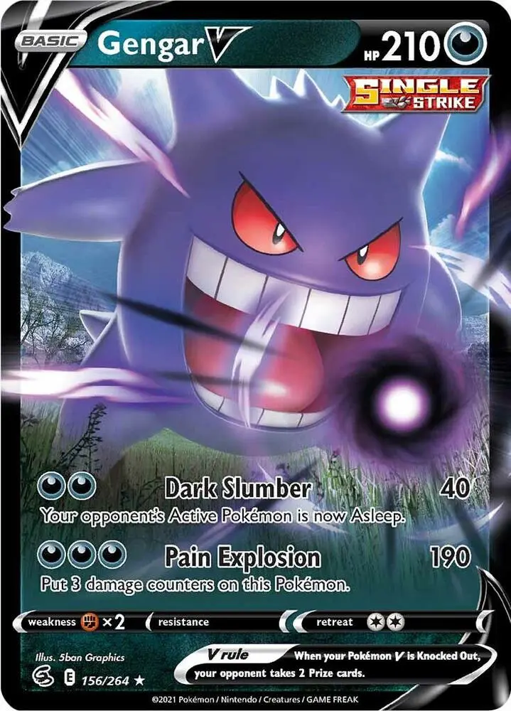 Gengar V, Fusion Strike 156/264