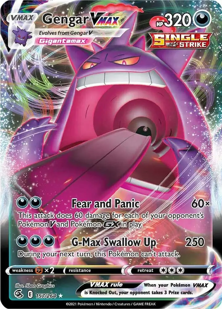 Gengar VMAX, Fusion Strike 157/264