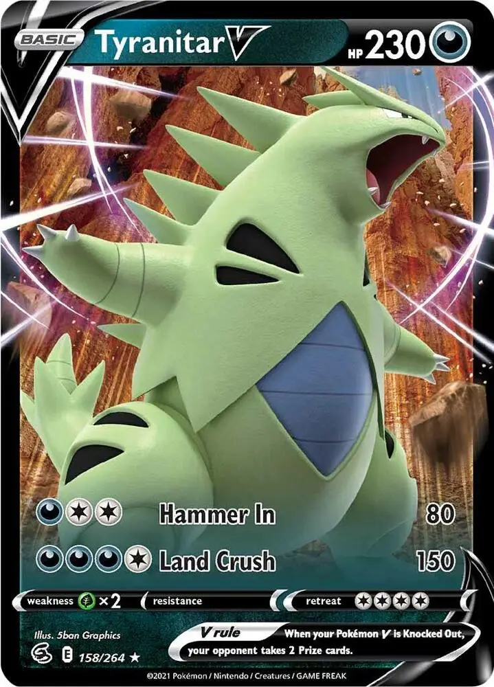 Tyranitar V, Fusion Strike 158/264