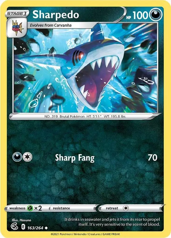 Sharpedo, Fusion Strike 163/264