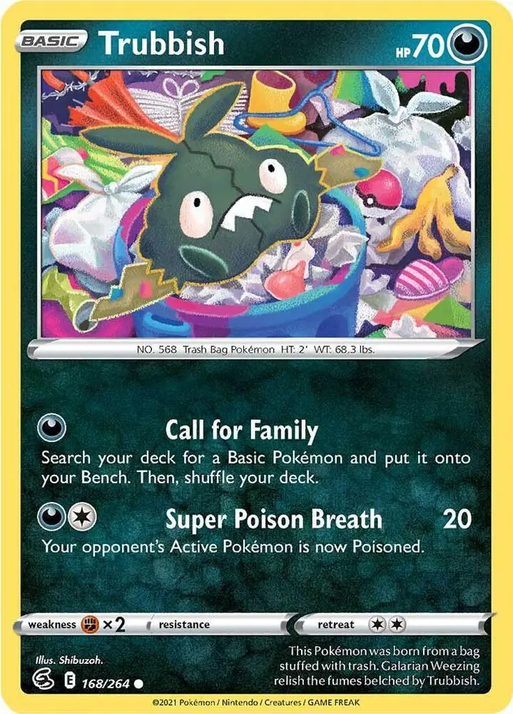 Trubbish, Fusion Strike 168/264