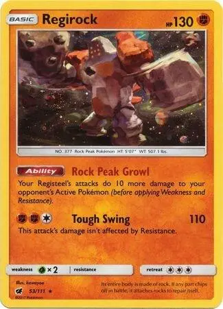 Regirock, SM Black Star Promos SM74