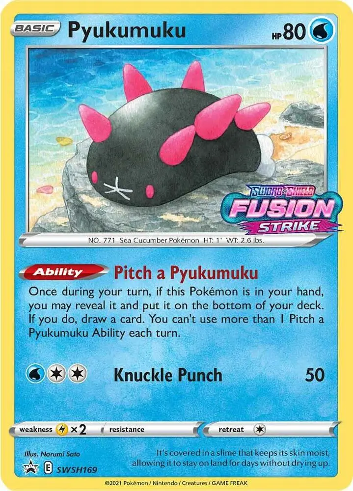 Pyukumuku, SWSH Black Star Promos SWSH169/307