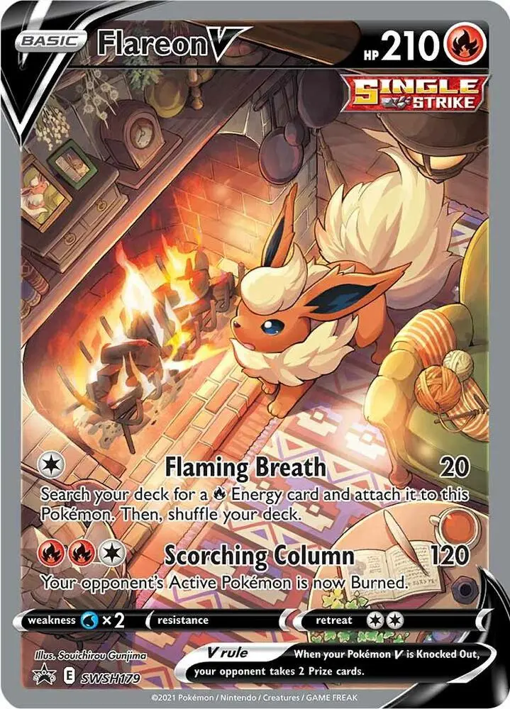 Flareon V, SWSH Black Star Promos SWSH179/307