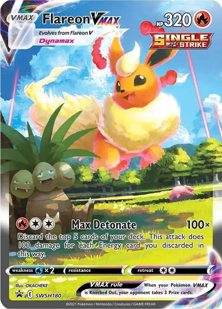 Flareon VMAX, SWSH Black Star Promos SWSH180/307