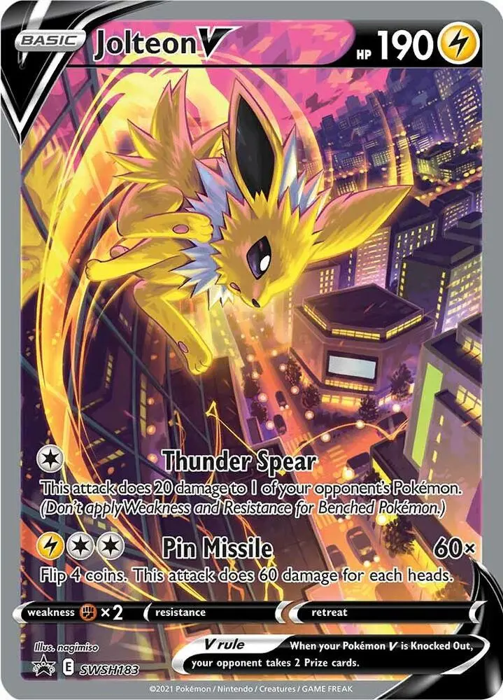 Jolteon V, SWSH Black Star Promos SWSH183/307