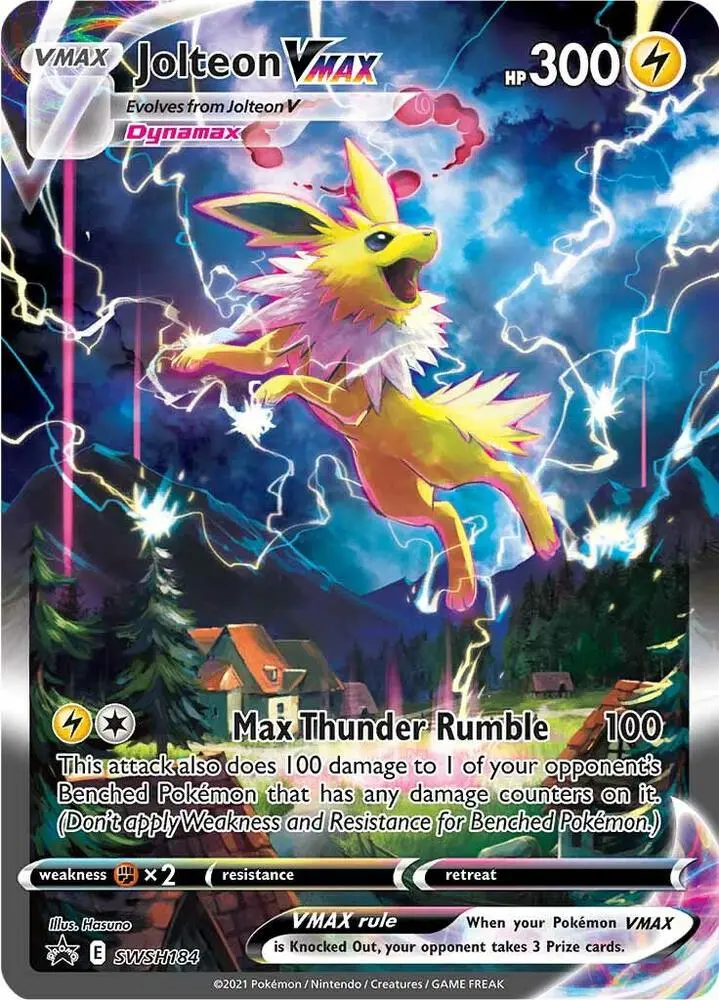 Jolteon VMAX, SWSH Black Star Promos SWSH184/307
