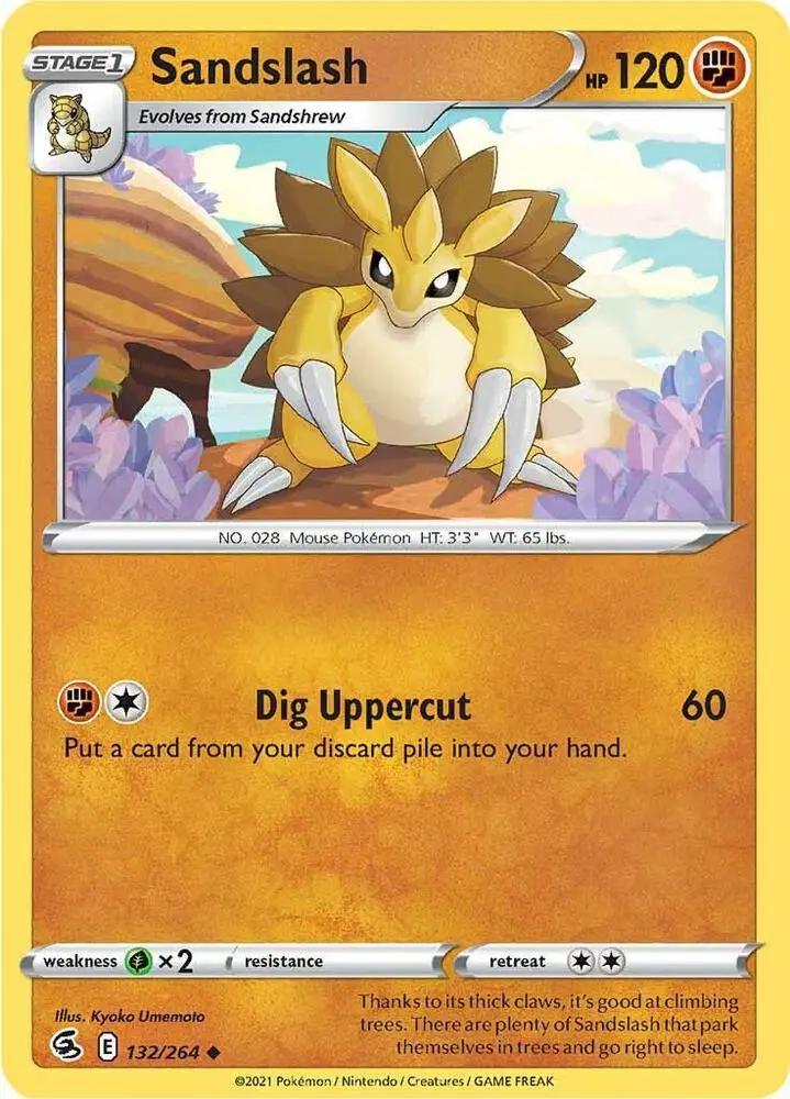 Sandslash, Fusion Strike 132/264