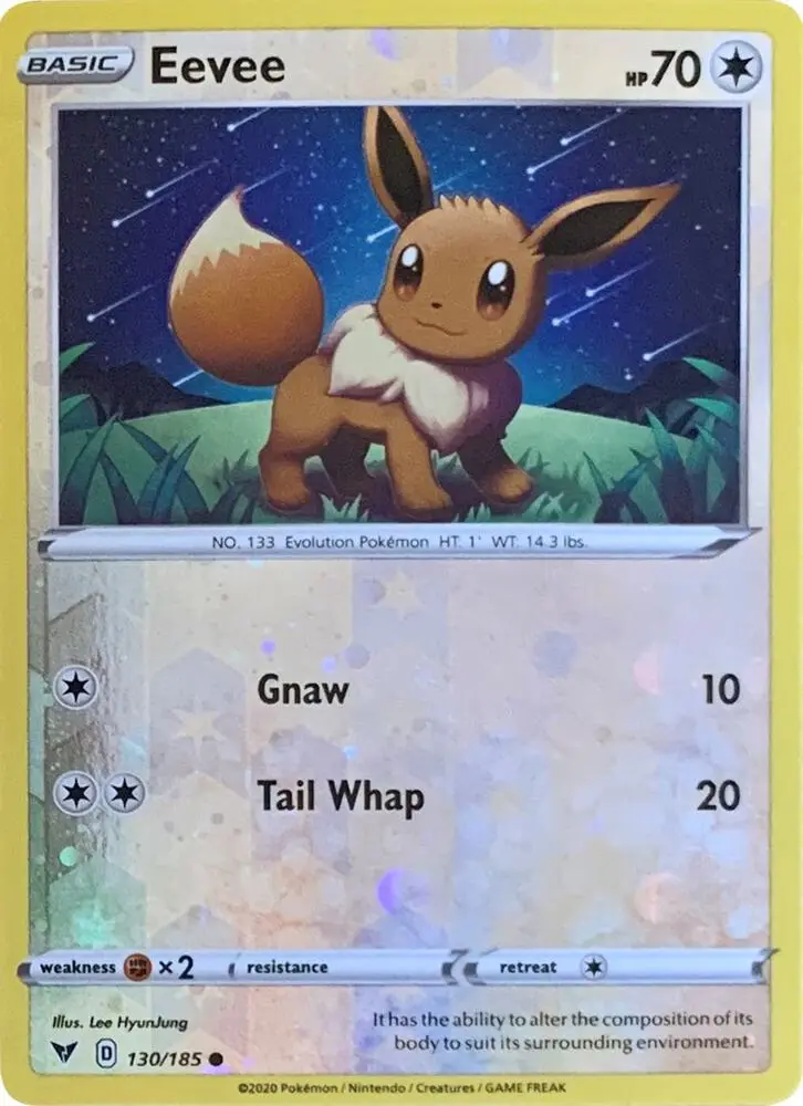 Eevee, Miscellaneous Cards & Products 130/185