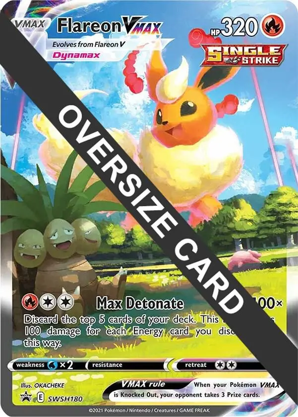 Flareon VMAX, Jumbo cards SWSH180