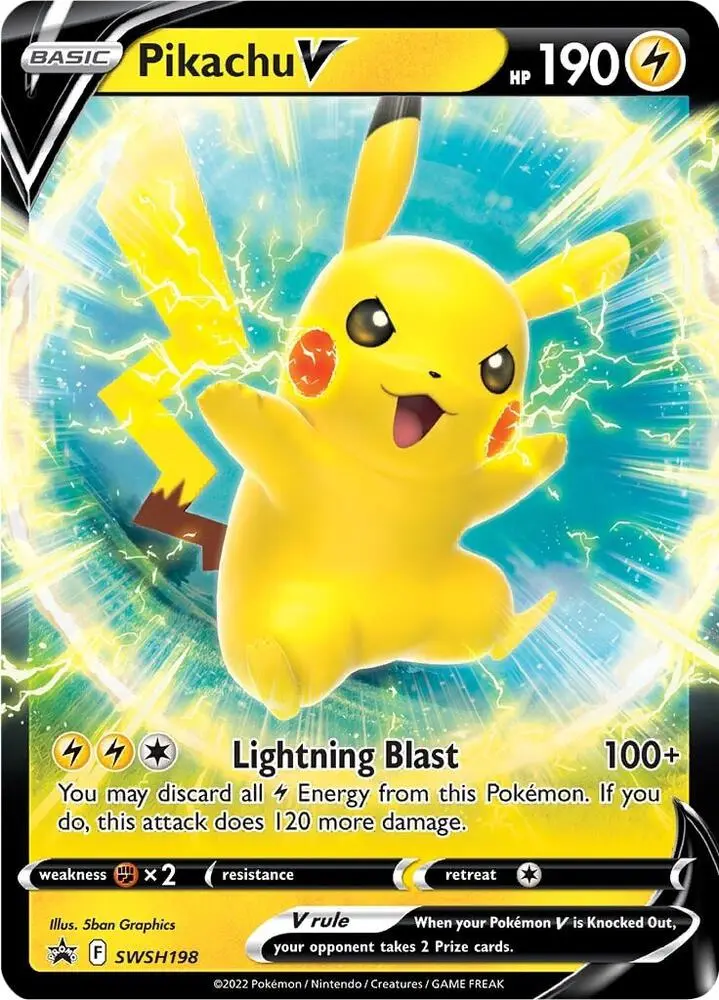 Pikachu V, SWSH Black Star Promos SWSH198/307
