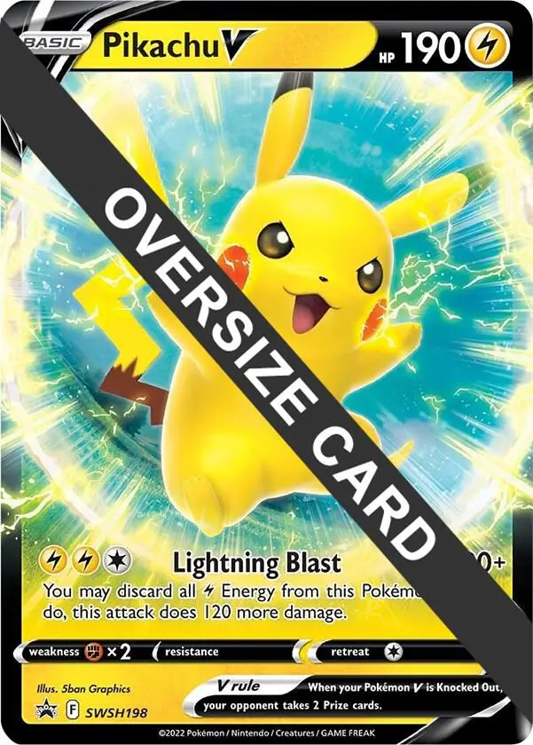 Pikachu V, Jumbo cards SWSH061