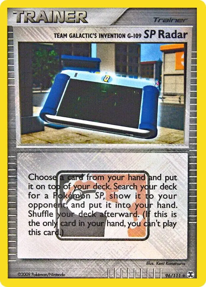 Team Galactic's Invention G-109 SP Radar, League & Championship Cards 096/111