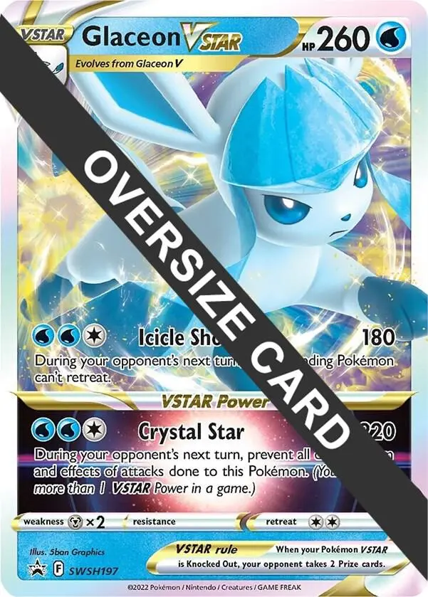 Glaceon VSTAR, Jumbo cards SWSH197