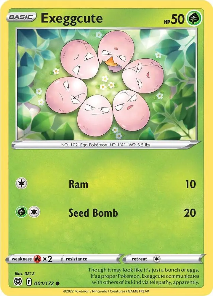 Exeggcute, Brilliant Stars 001/172