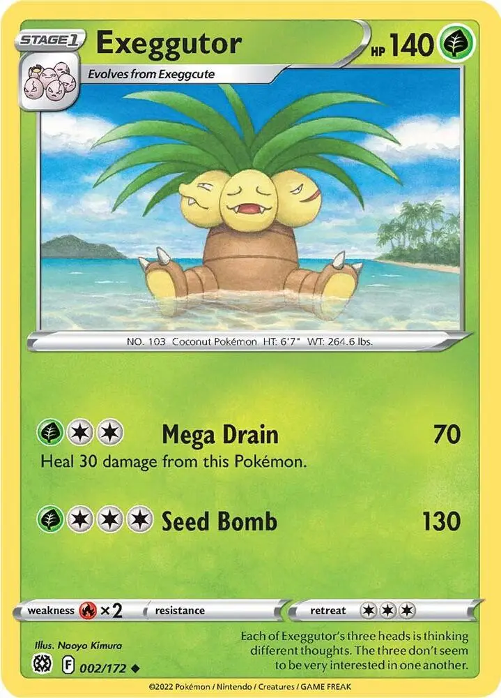 Exeggutor, Brilliant Stars 002/172