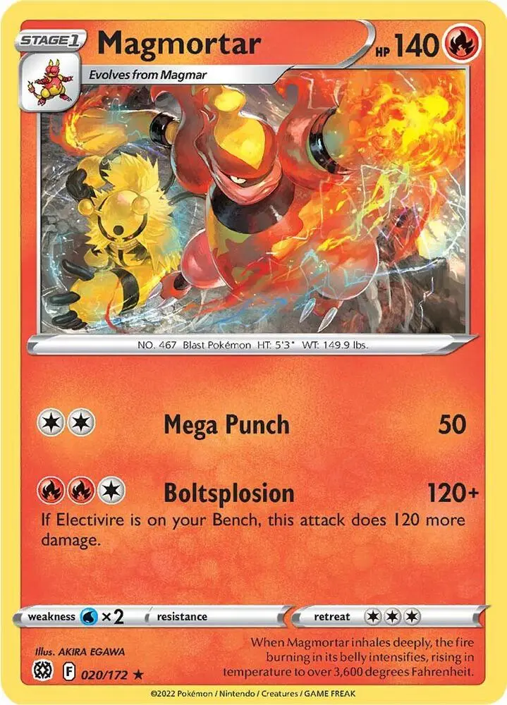 Magmortar, Brilliant Stars 020/172