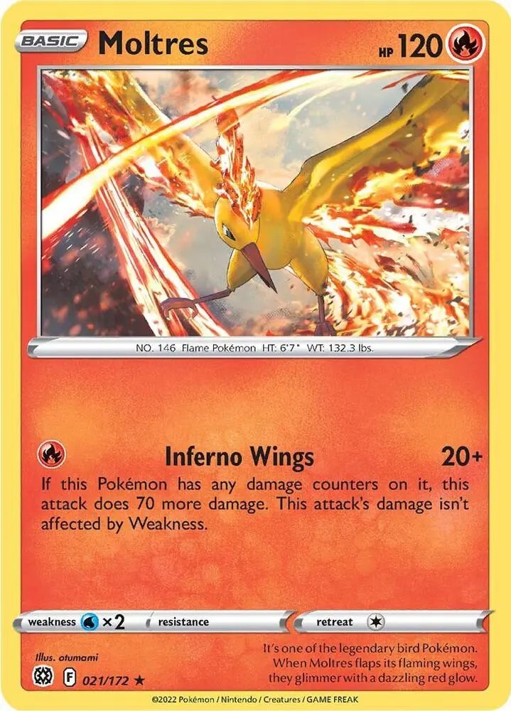 Moltres, Brilliant Stars 021/172