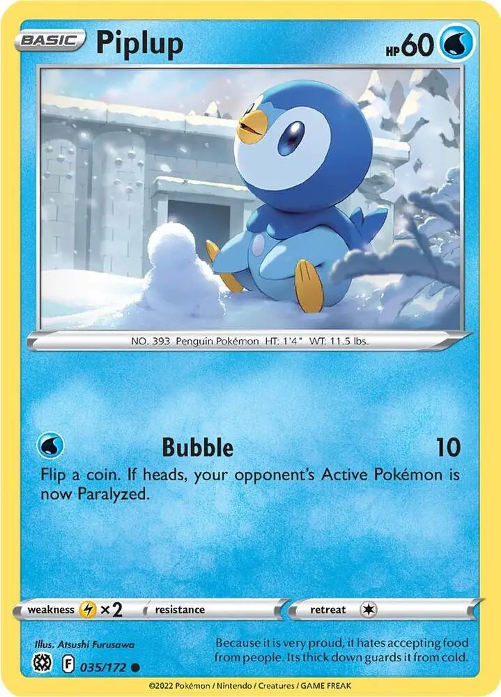 Piplup, Brilliant Stars 035/172
