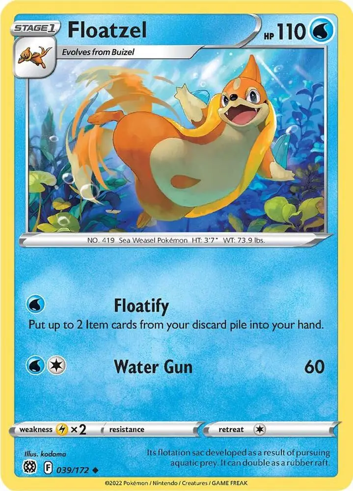 Floatzel, Brilliant Stars 039/172
