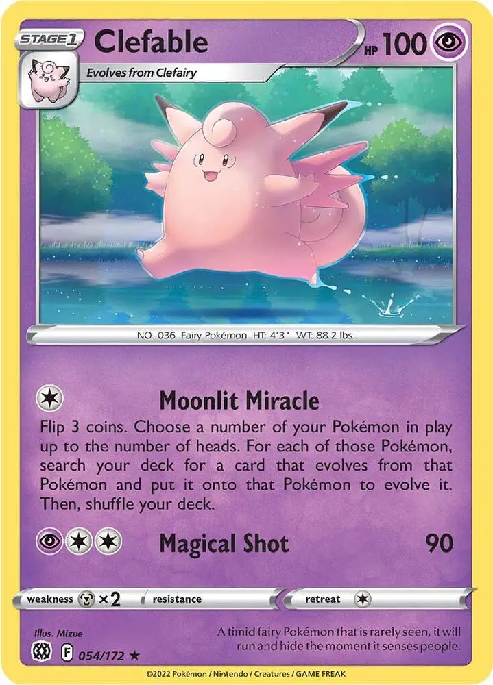 Clefable, Brilliant Stars 054/172