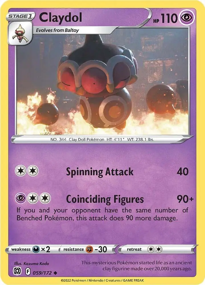 Claydol, Brilliant Stars 059/172