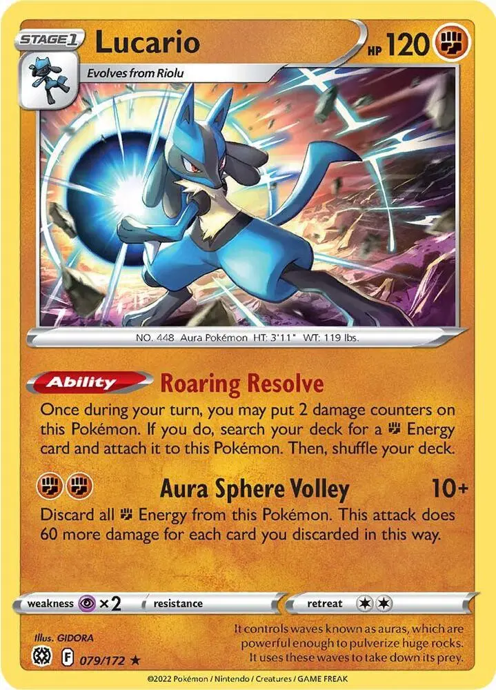 Lucario, Brilliant Stars 079/172