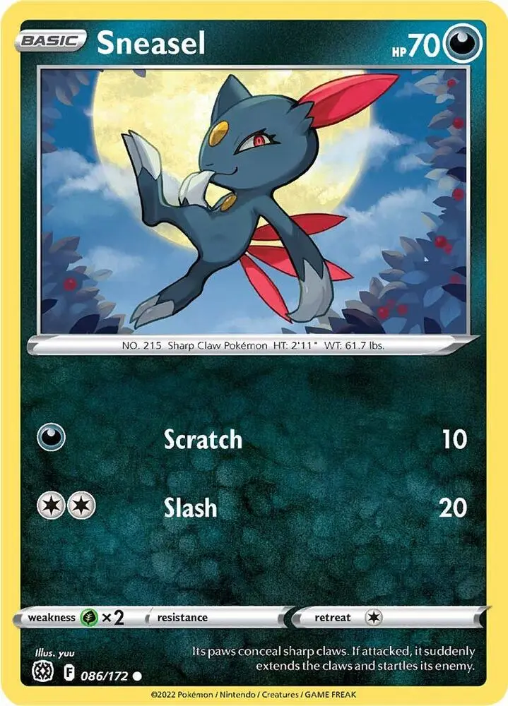 Sneasel, Brilliant Stars 086/172