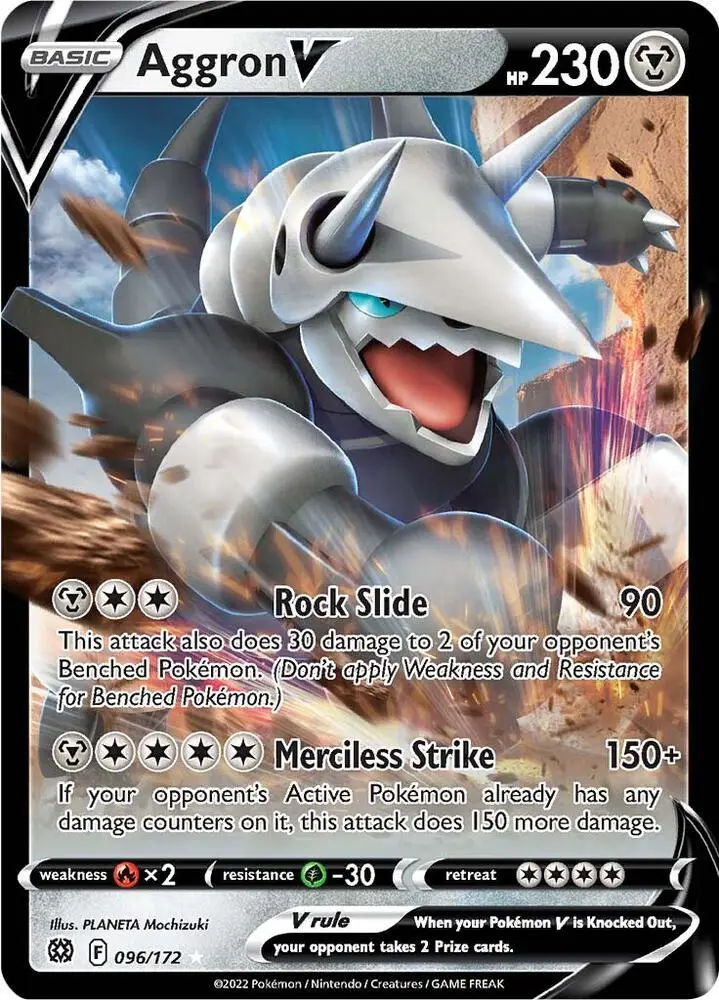 Aggron V, Brilliant Stars 096/172