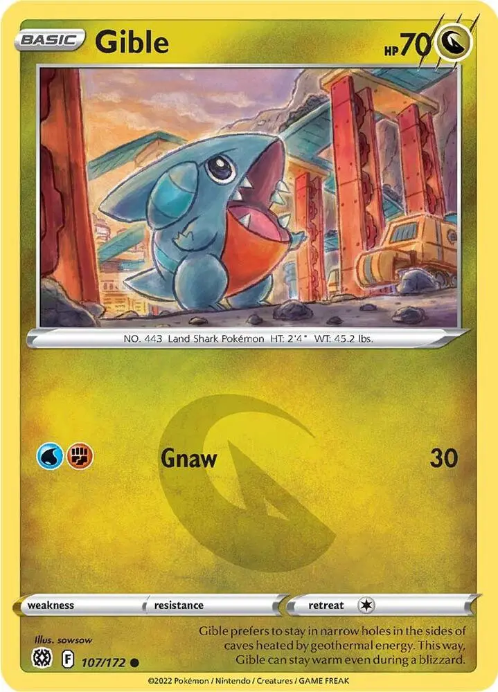 Gible, Brilliant Stars 107/172