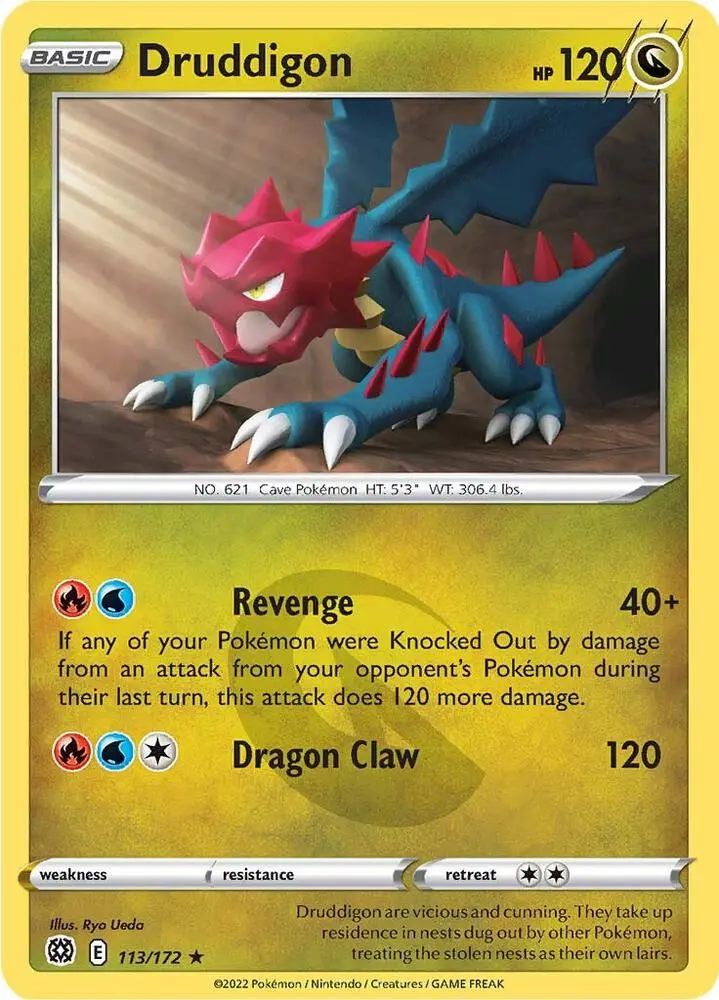 Druddigon, Brilliant Stars 113/172