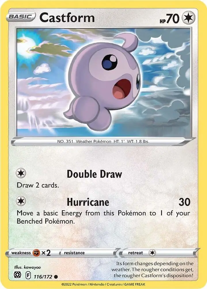 Castform, Brilliant Stars 116/172