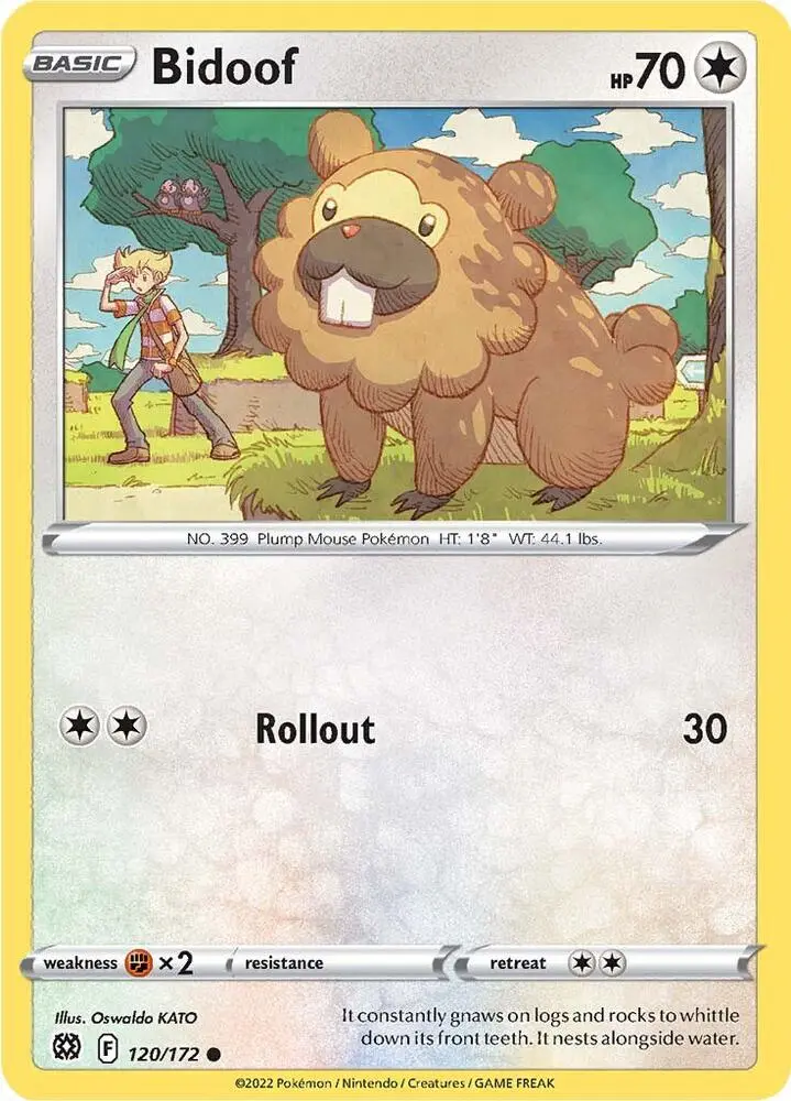 Bidoof, Brilliant Stars 120/172
