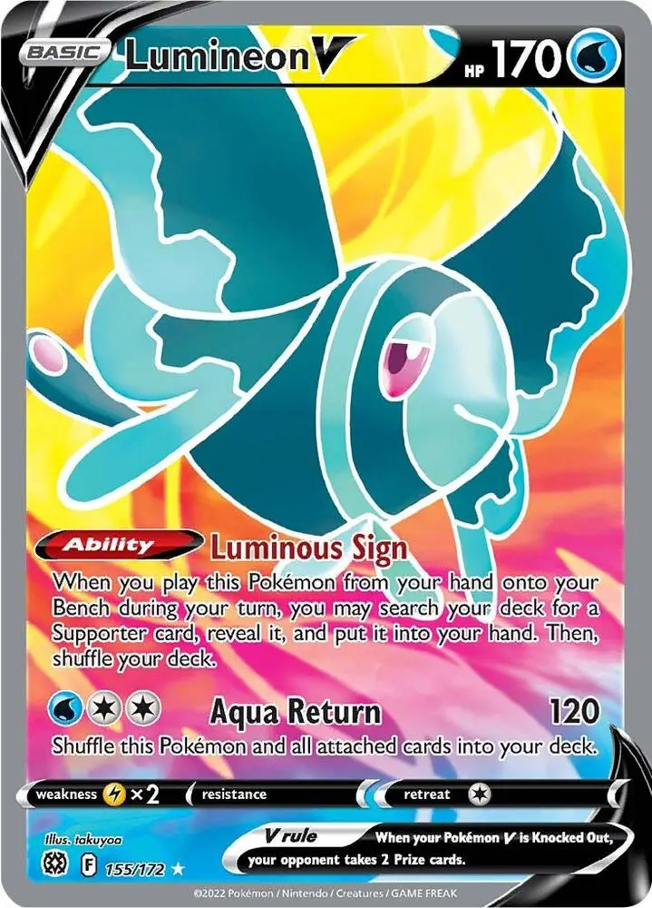 Lumineon V, Brilliant Stars 155/172