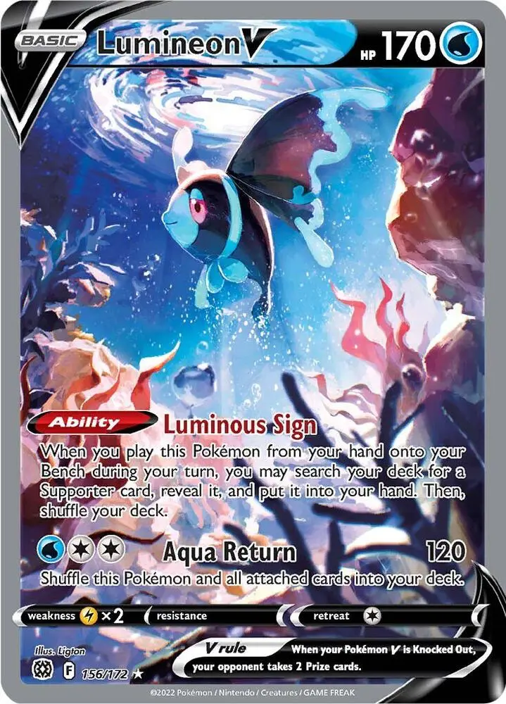 Lumineon V, Brilliant Stars 156/172