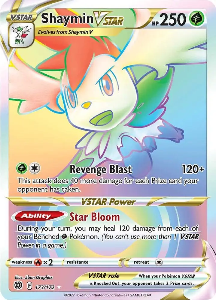 Shaymin VSTAR, Brilliant Stars 173/172