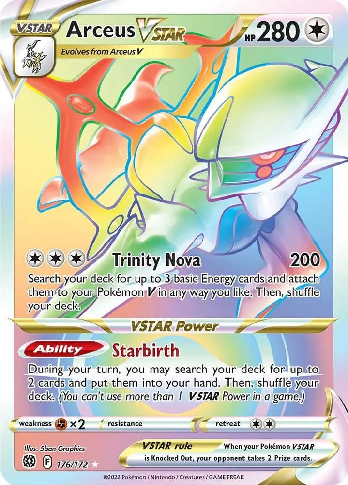 Arceus VSTAR, Brilliant Stars 176/172