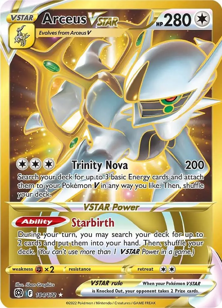 Arceus VSTAR, Brilliant Stars 184/172